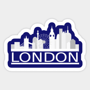 London Skyline Sticker